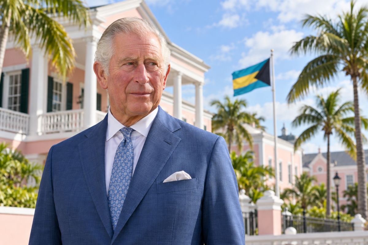 Carlos III en Nassau, Bahamas