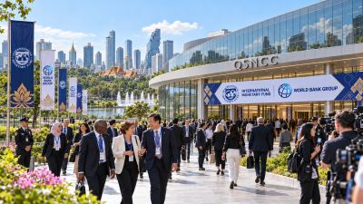 Bangkok reúne al FMI y al Banco Mundial 12 de octubre del 2026