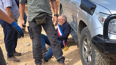 Bernard Baudoux, alcalde de la localidad de Aulnoye-Aymeries