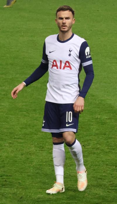 James Maddison con la camiseta del Tottenham en una fotografía de archivo de diciembre de 2024.
