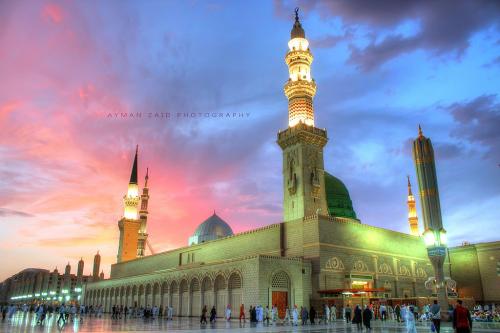 Al-Masjid Al-Nabawi en Medina, Arabia Saudita