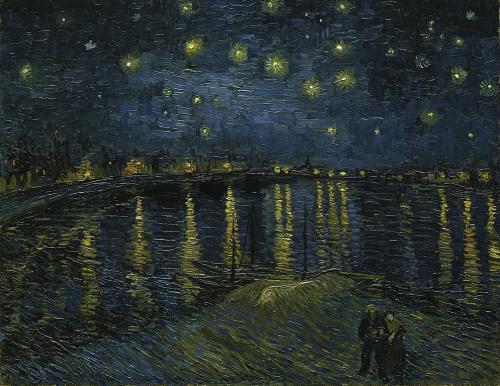 "The Starry Night over the Rhône" (1888) by Vincent van Gogh